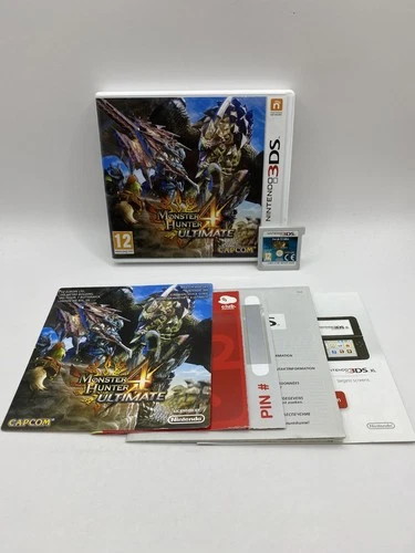 Monster Hunter 4 Ultimate - PAL Nintendo 3DS - CIB - Complete - Multi Language