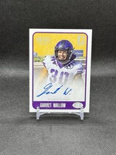 Onyx Vintage 2021 Garret Wallow Rookie Autograph Blue Ink #FAGW /400 TCU