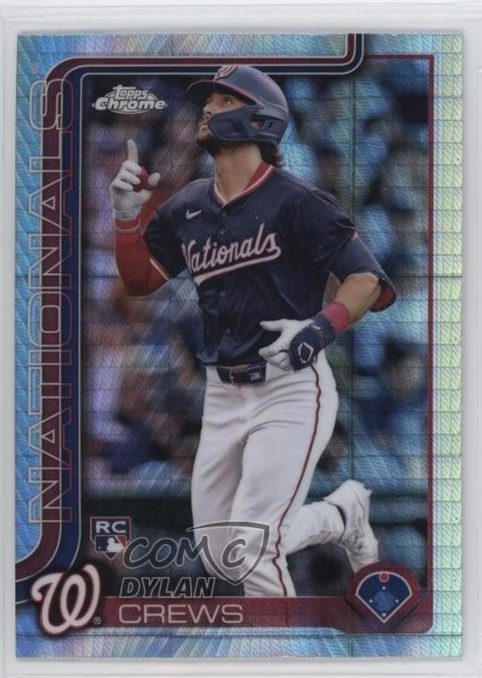 2025 Topps Chrome Prism Refractor Dylan Crews #146 1mq2