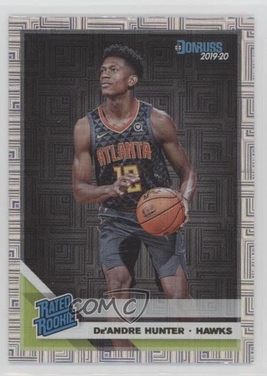 2019-20 Panini Donruss Rated Rookie Infinite De'Andre Hunter #204 1h9m
