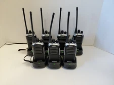 Bundle Of 7 BAOFENG Bf 888S+ Black And Silver W/chargers+ear Pieces