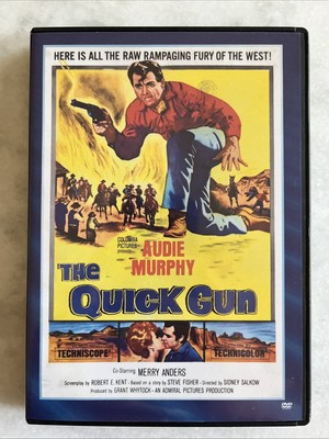 The Quick Gun (DVD, 1964) Audie Murphy, Merry Anders, Sidney Salkow, Rare, OOP