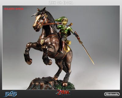 First 4 Figures Legend of Zelda Link on Epona Exclusive Edition 17'' Resin Statue