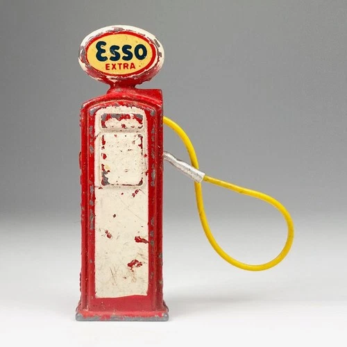 Vintage ~1954-61 DINKY TOYS #781 ESSO PETROL PUMP Toy England UK Gas Station