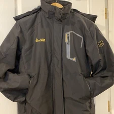 MOERDENG Men's Waterproof Ski Jacket Warm Winter Snow Coat Mountain Windbreaker 