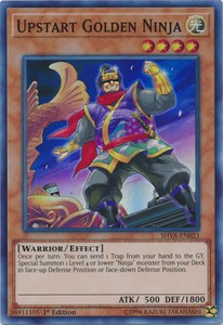 Upstart Golden Ninja - SHVA-EN023 - Super Rare - 1st Edition x3 - Near Mint