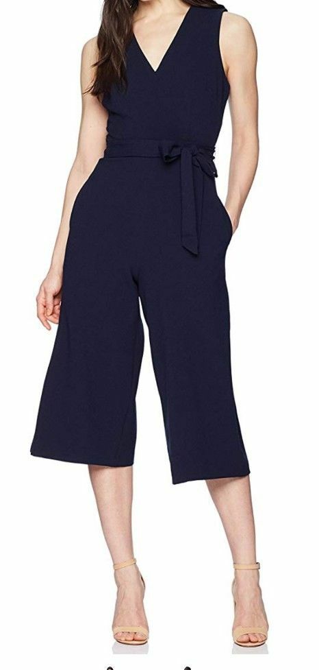 Women's SANDRA DARREN Capri Jumpsuit Romper C21