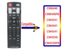AKB73655751 Replace for LG CD HOME AUDIO Remote control CM8440, CM8440FB