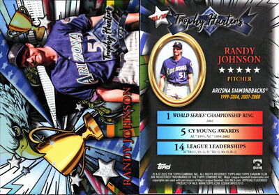 2022 Stadium Club Chrome #RL-29 Randy Johnson Trophy Hunters (C1) | eBay