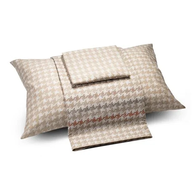 CALEFFI SET LENZUOLA Matrimoniale 2 Piazze CALEFFI 100% COTONE NORDICA TORTORA