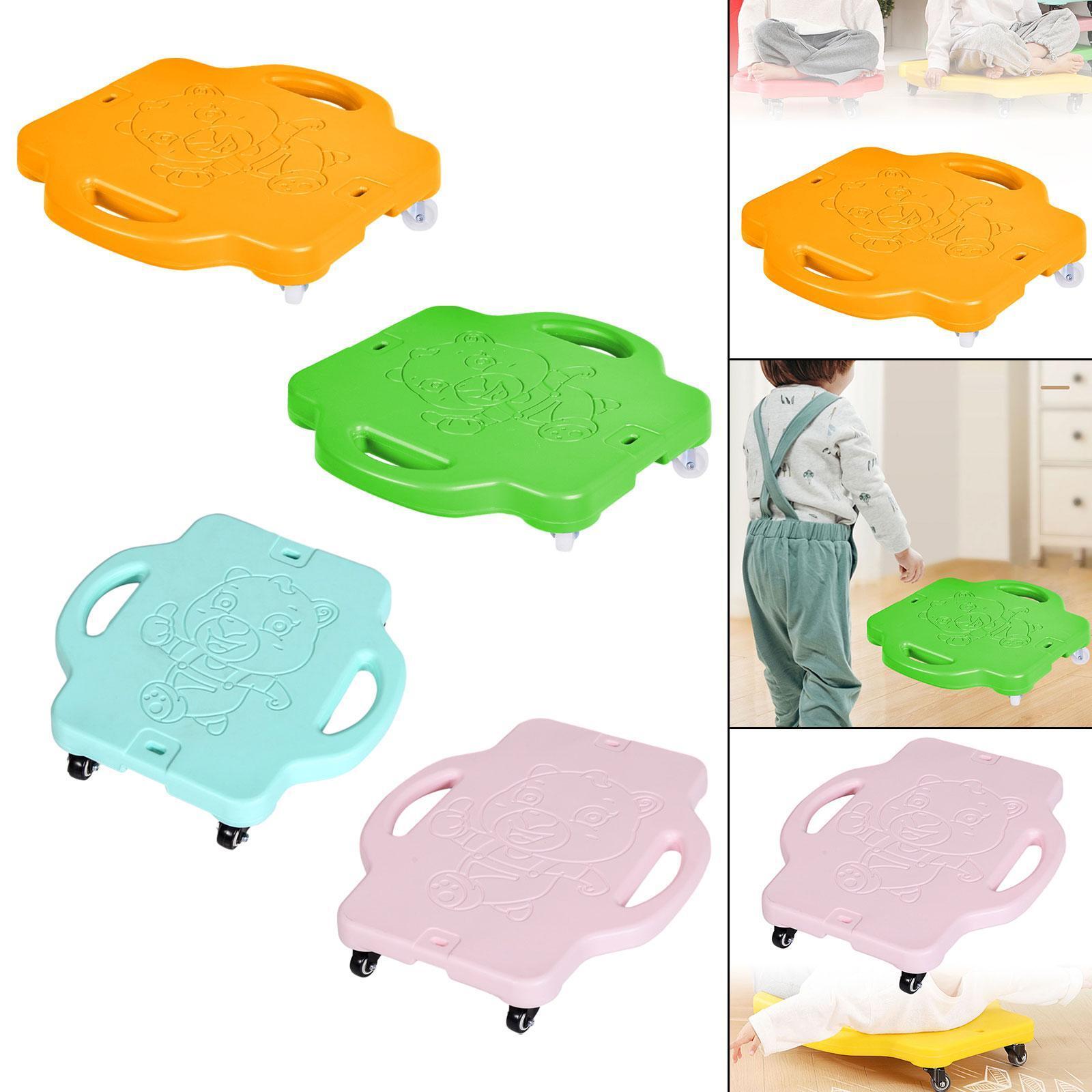 Scooter Board with Contoured Handles Floor Board for Park Basement