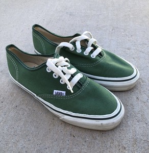 green low top vans