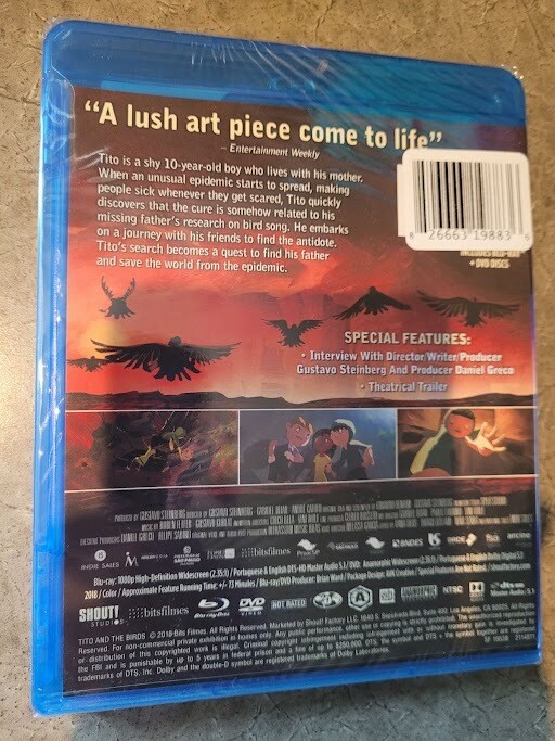 TITO & THE BIRDS BLU-RAY + DVD NEW SEALED 826663198836| eBay