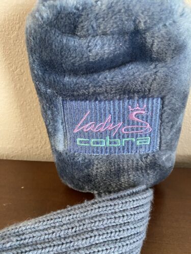 Lady Cobra 3 Wood Blue Plush Head Cover Pre Owned - Picture 1 of 7