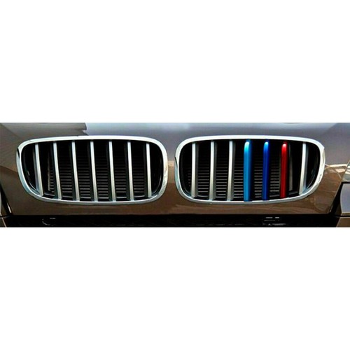 3 pièces garniture calandre avant m-couleur pour BMW X5 E70 08-13 X6 E71 2008-11 - Picture 6 of 6