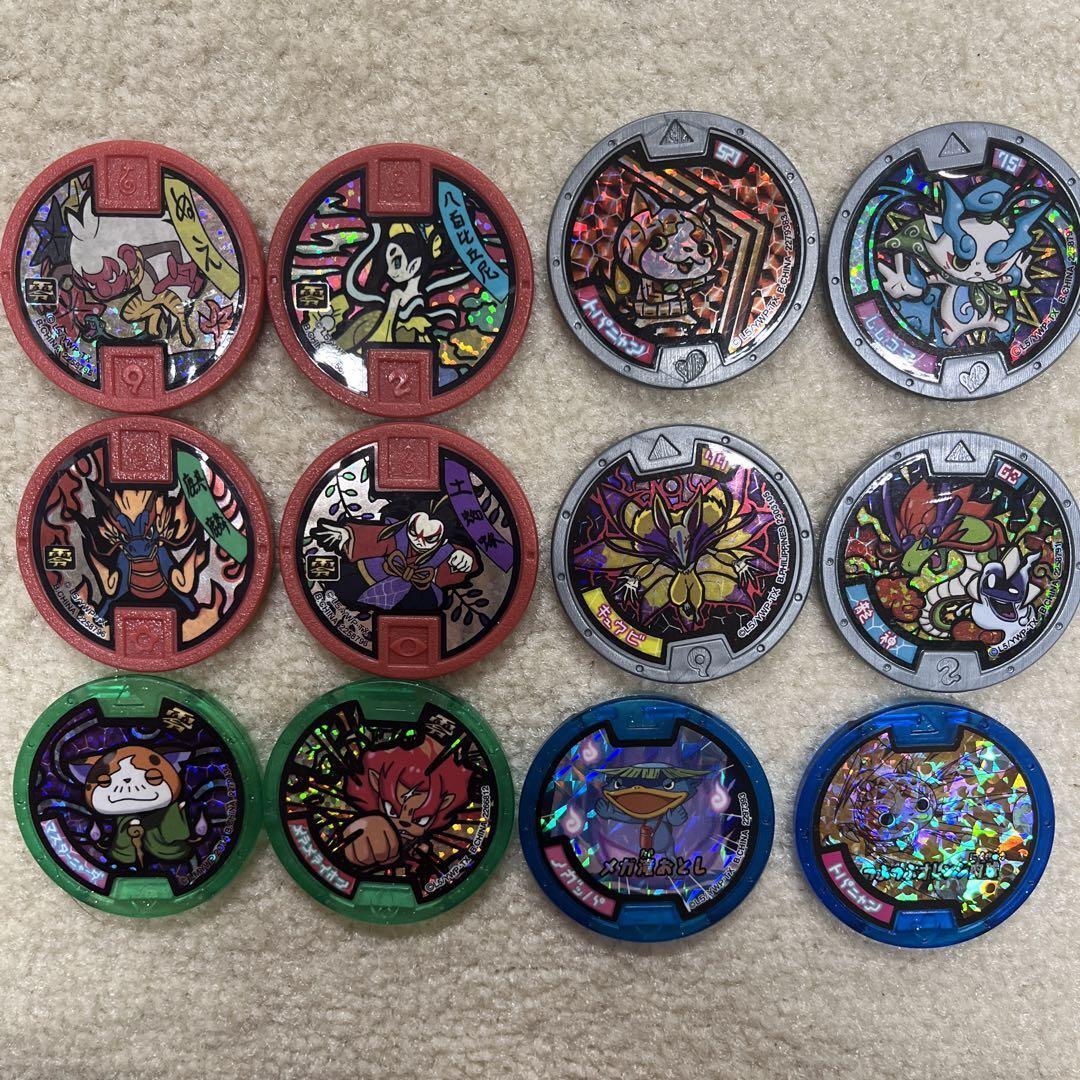 Yokai Watch 12 medals with glitter Anime Goods From Japan
