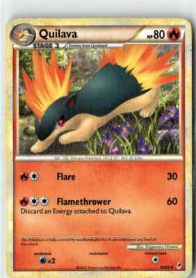 2011 HEARTGOLD & SOULSILVER CALL OF LEGENDS QUILAVA 49/95