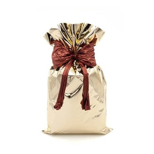 Buste regalo metallizzate Italpak - formato 18x50 cm - conf. 50 pz oro X00701918