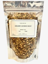 Licorice Root Organic Dried Cut / Farm Freshly Packed USA Free Ship