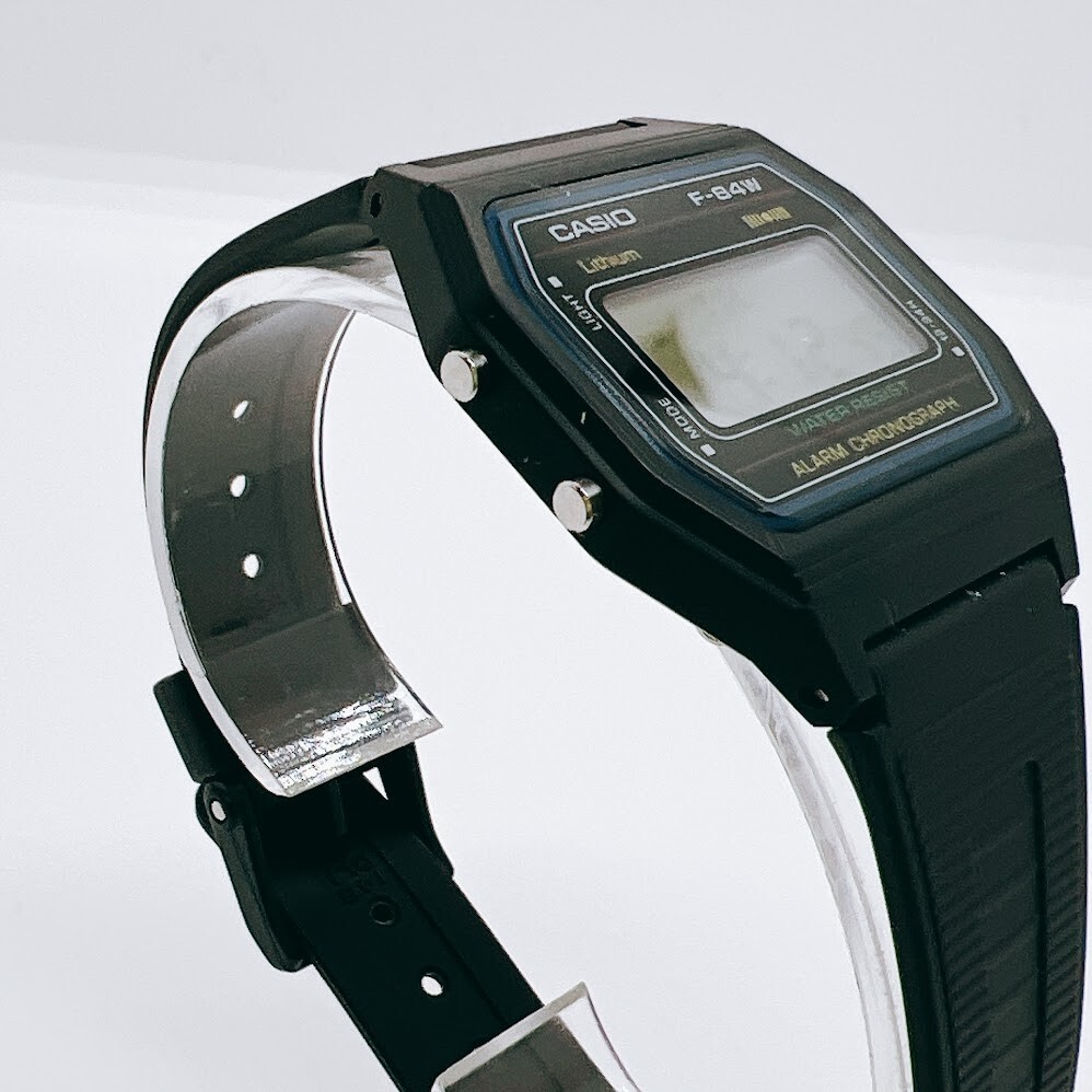 CASIO Watch Standard F-84W-1QJH Black Simple Designed Watch From