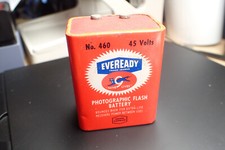 Vintage EVEREADY "Nine Lives" Photographic Mini Max Flash Battery No. 460 45 V