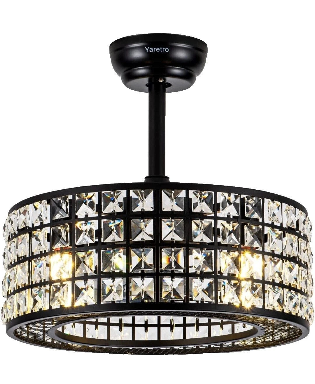 Black Crystal Ceiling Fans