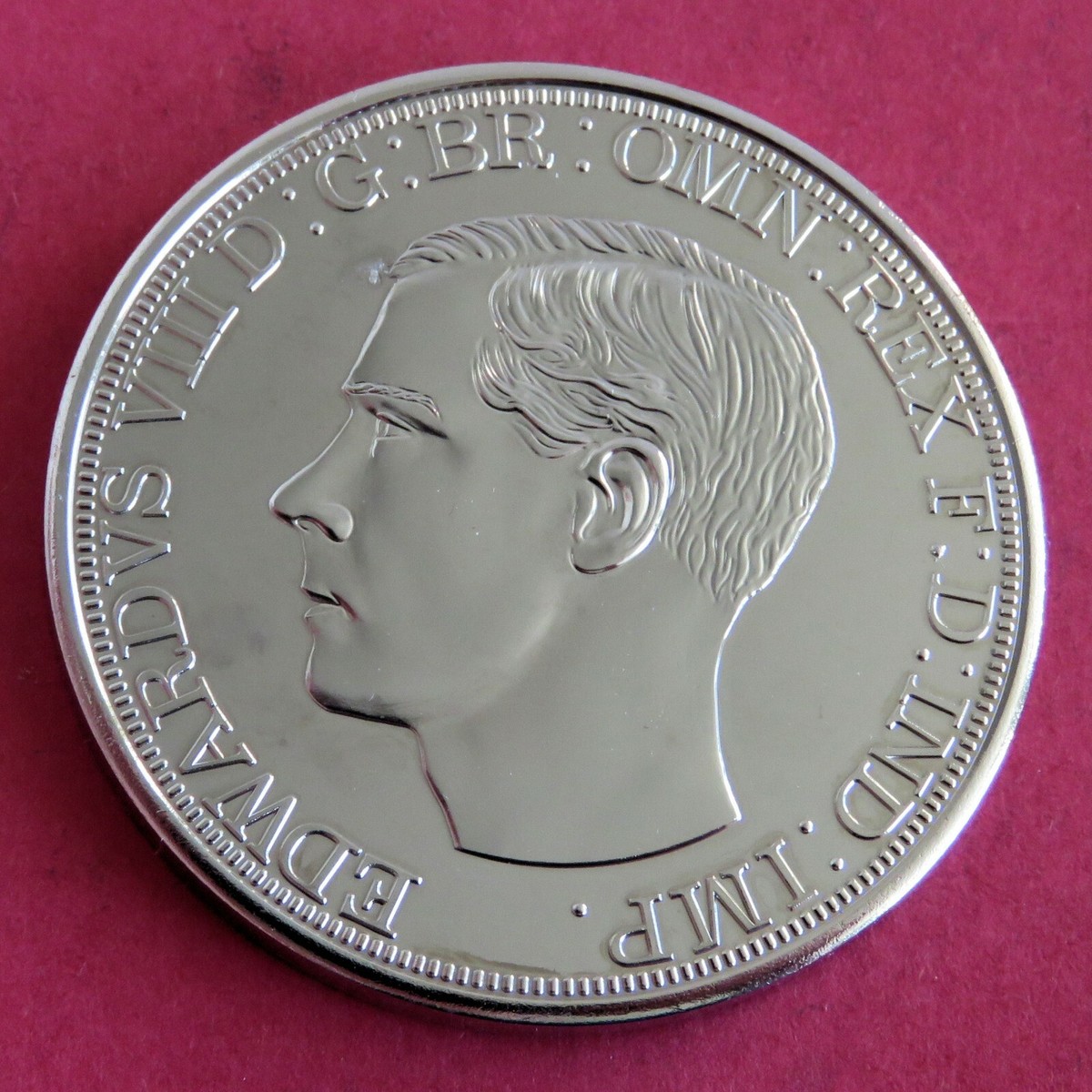 EDWARD VIII 1936 NEW STRIKE PROOFLIKE PATTERN 5 SHILLING