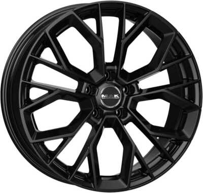 2x Mak Stilo-D gloss black 10x21 ET58 - LK5/112 ML57.1 Felge Alu