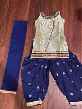 Indian Traditional Dress Patiala Set Puja/ Wedding Indian Kids Size 22, 4-5year