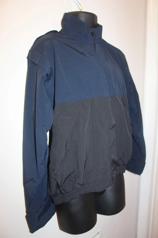Mocean Men's Two Tone Jacket Blue/Black Full Zip - Pasadena Parking - Size XL  - Image 2 of 4
