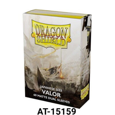 Japanese Dual Matte Valor Case Display Dragon Shield Sleeves - 10x 60 ct Packs