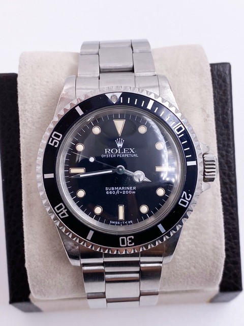 Rolex Submariner Men's Black Watch with 