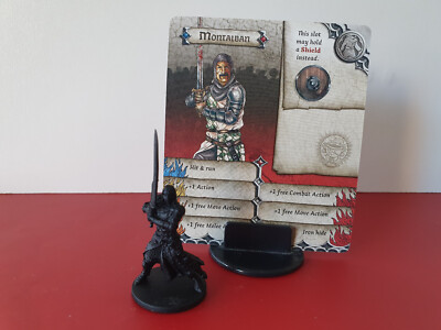 Zombicide Black Plague - SURVIVOR MONTALBAN - Kickstarter Exclusive - grundiert