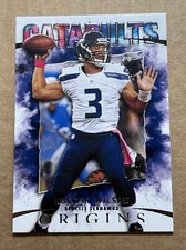 Russell Wilson 2021 Panini Origins Catapults Insert Football Card. Seahawks
