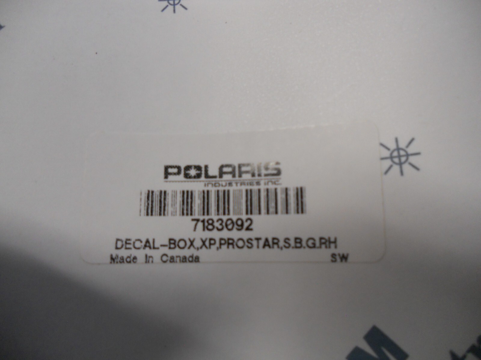 NOS Polaris OEM Decal 2016 Ranger 570 7183092 | eBay
