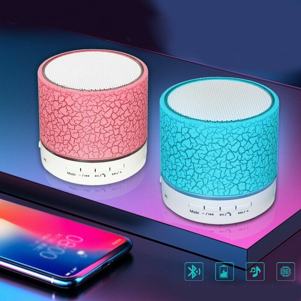 Alternate view of Luminous Lights Rechargeable Wireless Bluetooth Speaker Portable Mini Super Bass