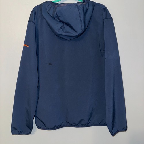 Columbia Jacket Navy Blue Full Zip Hooded Auburn University Tigers Men's Large - 第 5/7 張圖片