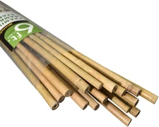 Natural Bamboo Stakes 6 Feet, Eco-Friendly Garden Stakes, Plant Stakes Supports 