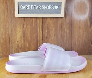mauve benassi slide sandals