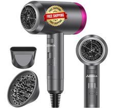 Secadora De Pelo Secador Cabello Ligero Potente Secado R pido Ajustable 1600W US