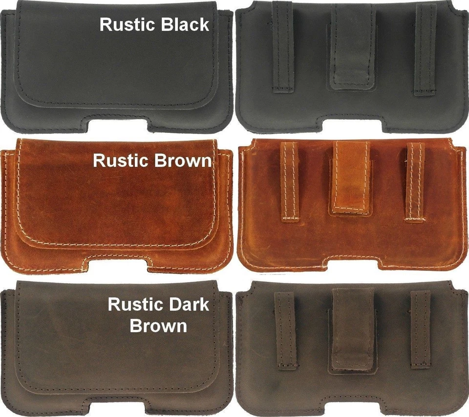 RIC WAIST POUCH WITH CLIP AND LOOP MADE OF GENUINE LEATHER CASE COVER FOR PHONE - Image 2 of 4