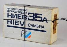 NEVER OPENED SEALED SOVIET USSR "KIEV-35A" AUTOMATIC camera, FULL SET