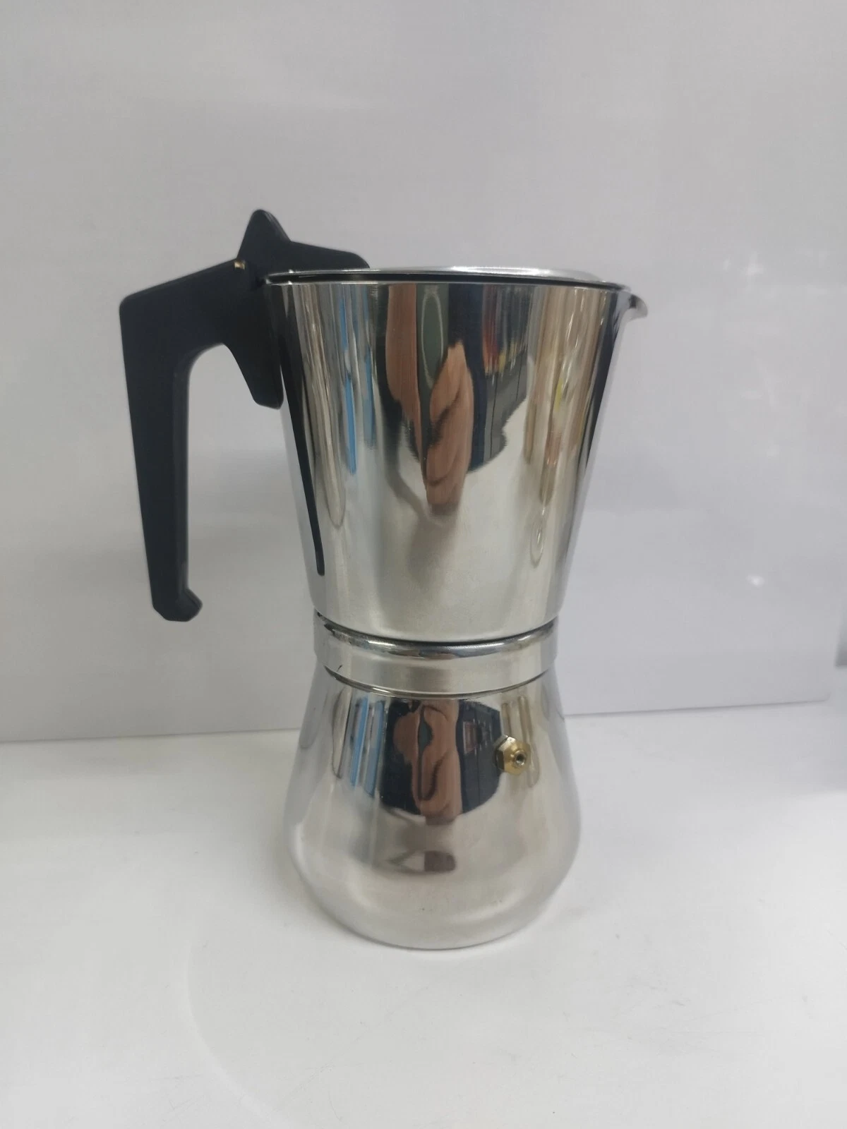 IRMEL 6 CUP STEEL COFFEE MAKER 18/10 NOVA STAINLESS STEEL VINTAGE 80s unobtainable