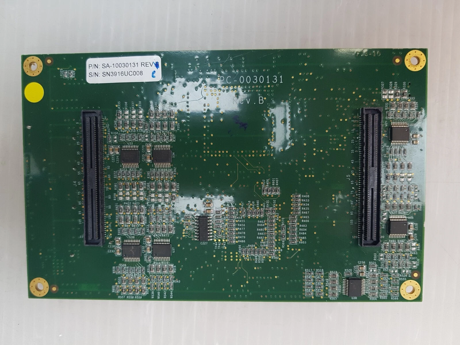 Underside of the IF board with two board-to-board connectors and PC-0030131 marking