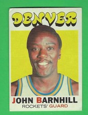 '71/'72 Topps John Barnhill #222 EXC