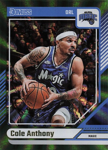 2024-25 Donruss #11 Cole Anthony Holo Green Laser - Photo 1 sur 2