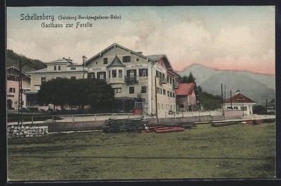 Schellenberg / Obb., Gasthaus zur Forelle, Ansichtskarte 