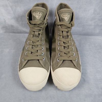 Gola Shoes Womens 9 Coaster Peak High Hiker Sneakers Green Lace Up Round Toe