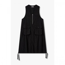 STUDIO TOMBOY Half Zip V-Neck Sleeveless Dress 9176241986