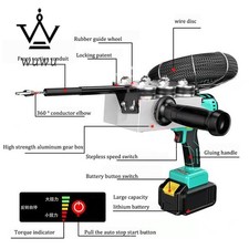 Electrician Pulling Wire Hidden Pipe Threader Automatic Threading Machine